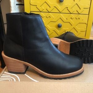 Black leather ankle boots - Portland Leather Co